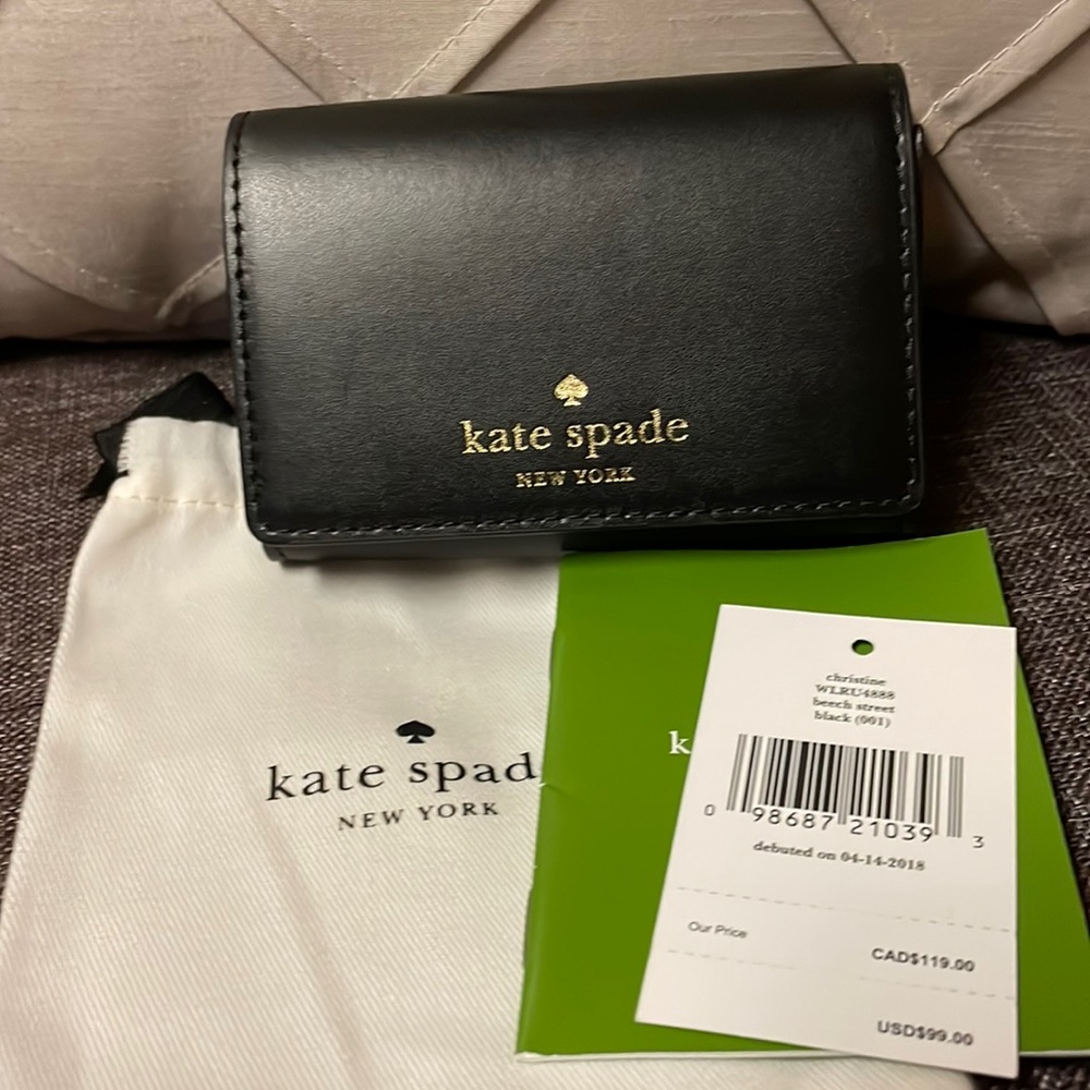 NWT! Kate Spade Christine Beech Street Black (001)